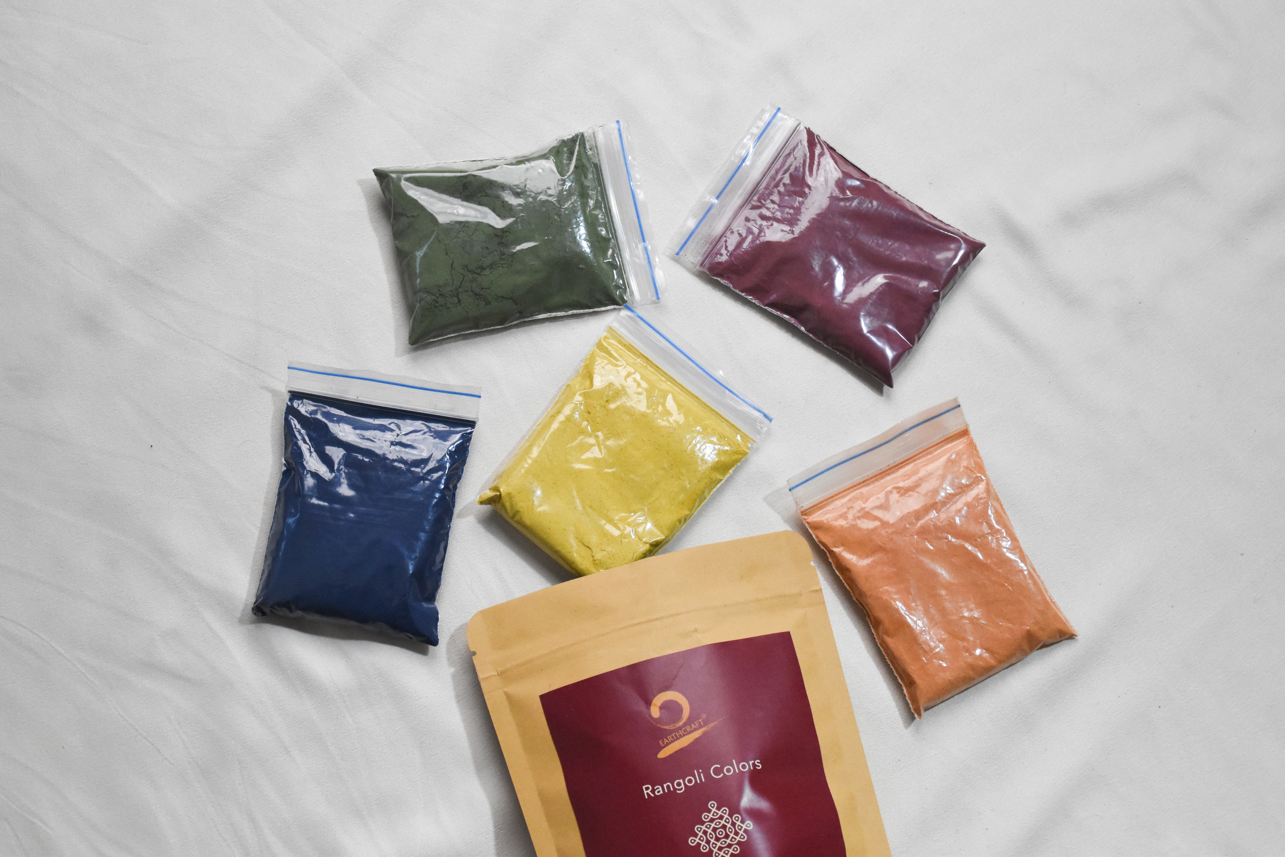 Organic Rangoli Colors