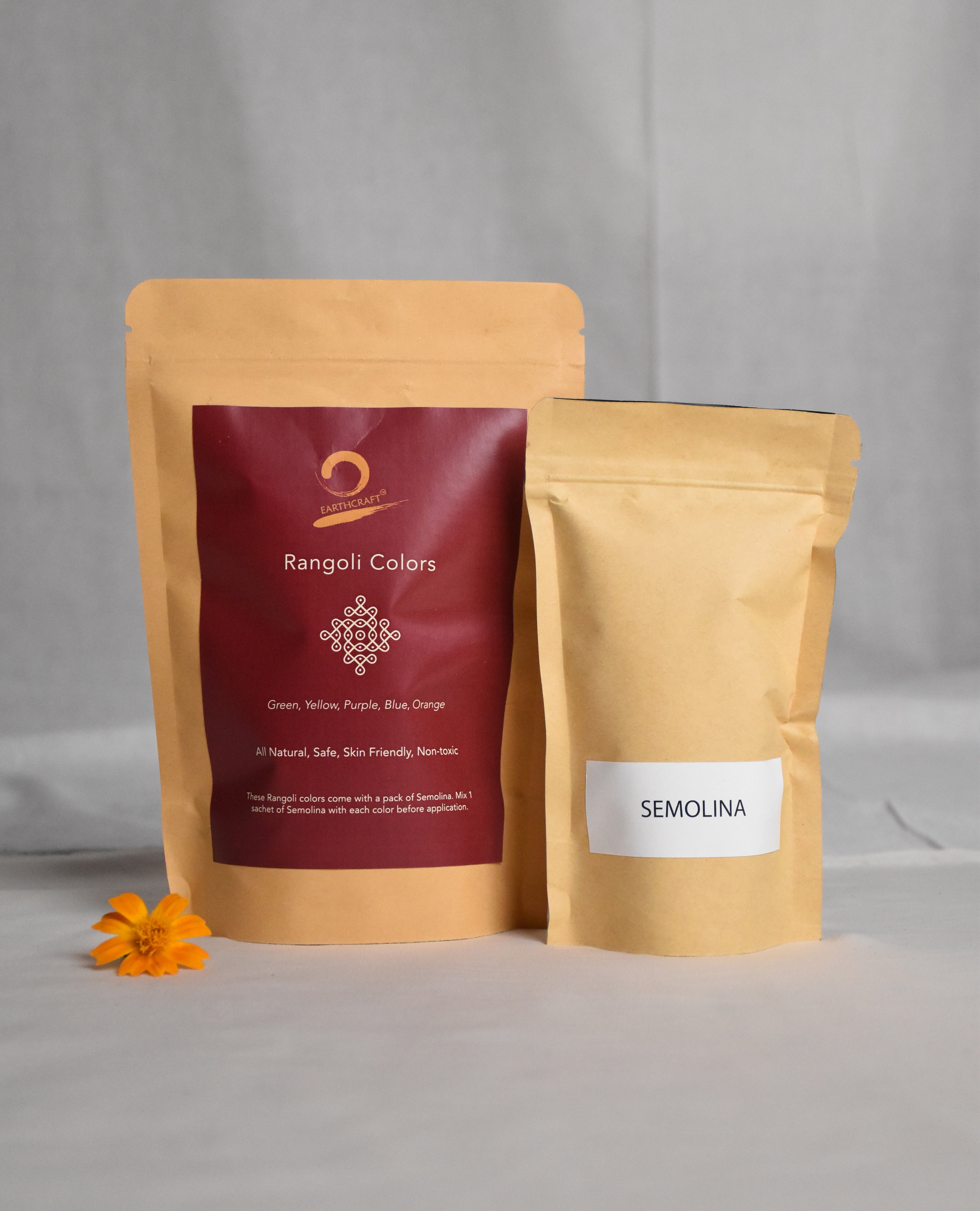 Organic Rangoli Colors